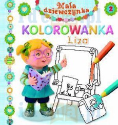 Mała dziewczynka kolorowanka - Liza