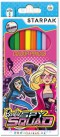 Kredki ołówkowe 12 kolorów Barbie Tajne Agentki