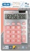 Kalkulator 10 poz. Silver różowy MILAN